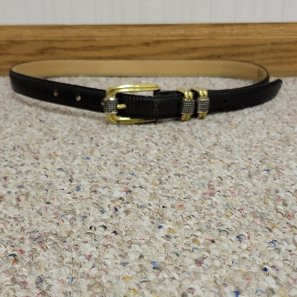 Brighton Women's Classic Black Leather Brighton Sz Large-34. - Picture 1 of 5